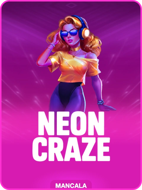 Neon Craze lobby thumbnail — Mancala Gaming, rendered by thumbs.store