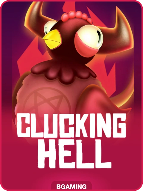 CluckingHell lobby thumbnail — BGaming, rendered by thumbs.store