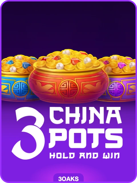 3 China Pots lobby thumbnail — 3 Oaks Gaming, rendered by thumbs.store