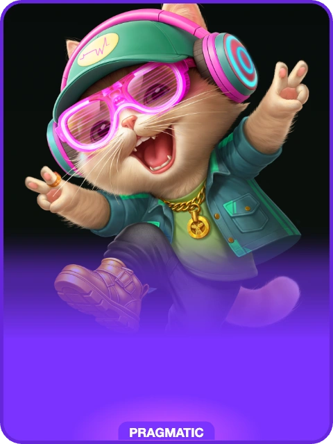 DJ Neko lobby thumbnail — Pragmatic Play, rendered by thumbs.store