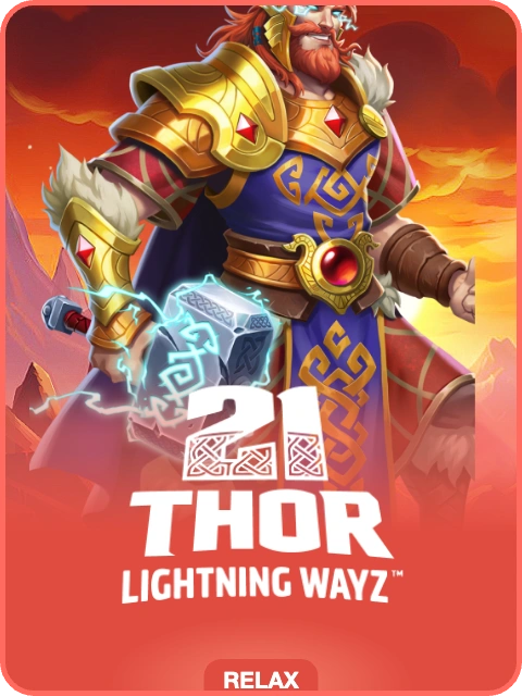21 Thor Lightning Ways lobby thumbnail — Relax Gaming, rendered by thumbs.store