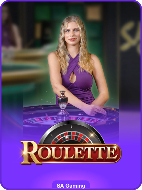 D Roulette lobby thumbnail — SA Gaming, rendered by thumbs.store