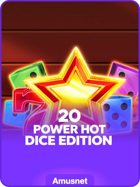 20 Power Hot Dice Edition lobby thumbnail — Amusnet, rendered by thumbs.store