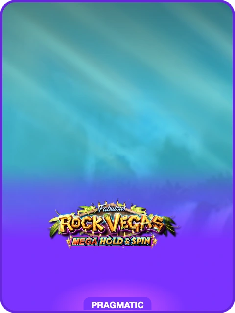 Rock Vegas Mega Hold&Spin lobby thumbnail — Pragmatic Play, rendered by thumbs.store