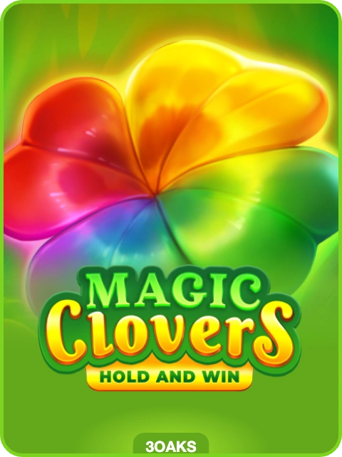 Magic Clovers lobby thumbnail — 3 Oaks Gaming, rendered by thumbs.store