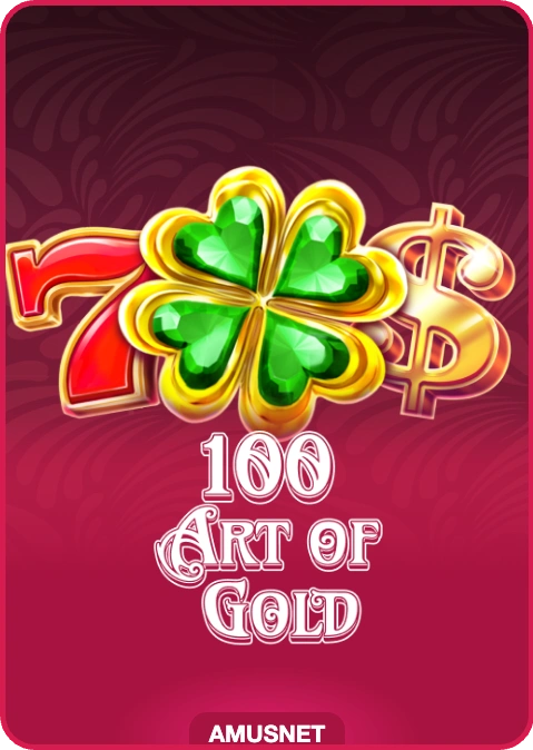 100 Art of Gold lobby thumbnail — Amusnet, rendered by thumbs.store
