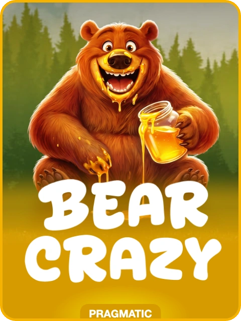 Bear Crazy lobby thumbnail — Pragmatic Play, rendered by thumbs.store