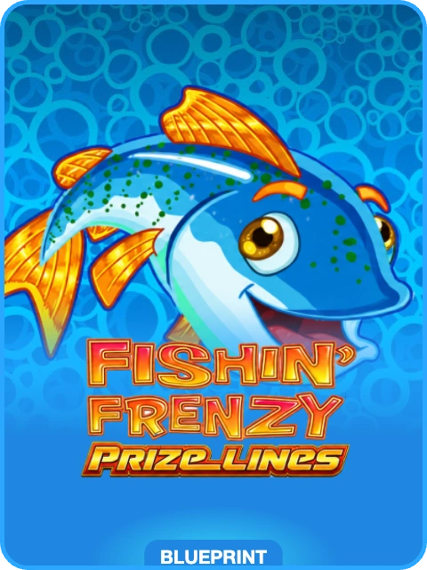 Fishin Frenzy Prize Lines lobby thumbnail — Blueprint Gaming, rendered by thumbs.store