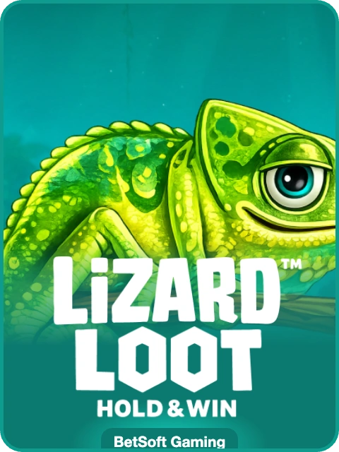 Lizard Loot Hold & Win lobby thumbnail — Betsoft Gaming, rendered by thumbs.store