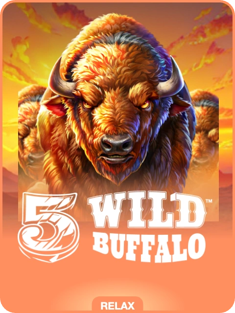5 Wild Buffalo lobby thumbnail — Relax Gaming, rendered by thumbs.store
