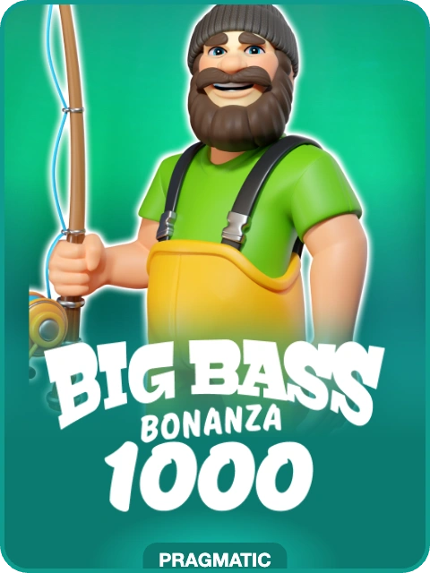 Big Bass Bonanza 1000 lobby thumbnail — Pragmatic Play, rendered by thumbs.store