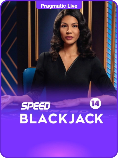 Speed Blackjack 14 lobby thumbnail — Pragmatic Play Live, rendered by thumbs.store