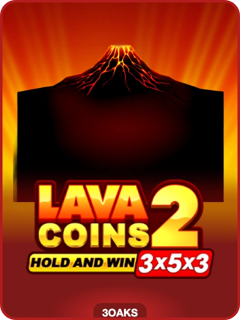 Lava Coins 2 lobby thumbnail — 3 Oaks Gaming, rendered by thumbs.store