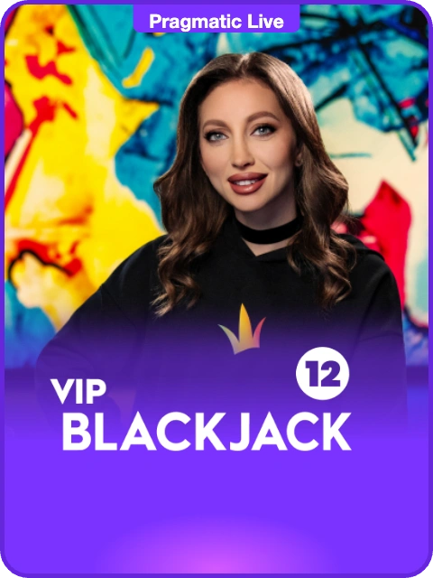VIP Blackjack 12 lobby thumbnail — Pragmatic Play Live, rendered by thumbs.store