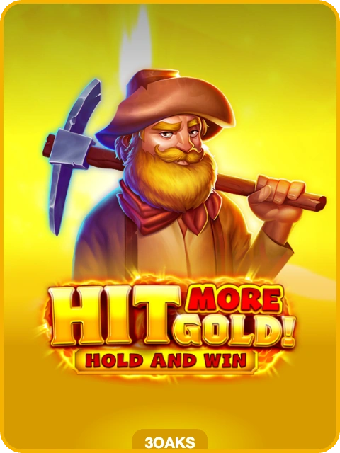 Hit More Gold lobby thumbnail — 3 Oaks Gaming, rendered by thumbs.store