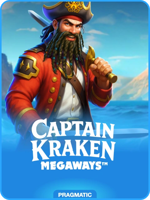 Captain Kraken Megaways lobby thumbnail — Pragmatic Play, rendered by thumbs.store