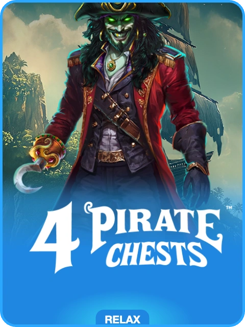 4 Pirate Chests lobby thumbnail — Relax Gaming, rendered by thumbs.store
