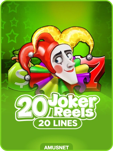 20 Joker Reels lobby thumbnail — Amusnet, rendered by thumbs.store