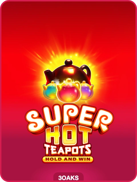 Super Hot Teapots lobby thumbnail — 3 Oaks Gaming, rendered by thumbs.store