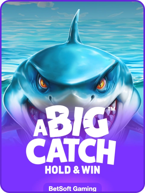 A Big Catch hold & win lobby thumbnail — Betsoft Gaming, rendered by thumbs.store