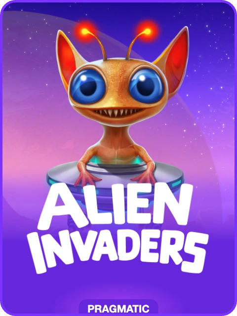 Alien Invaders lobby thumbnail — Pragmatic Play, rendered by thumbs.store