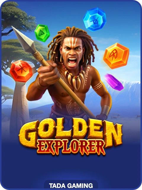 Golden Explorer lobby thumbnail — Tada Gaming, rendered by thumbs.store