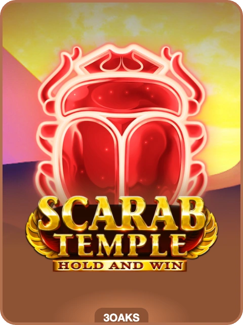 Scarab Temple lobby thumbnail — 3 Oaks Gaming, rendered by thumbs.store