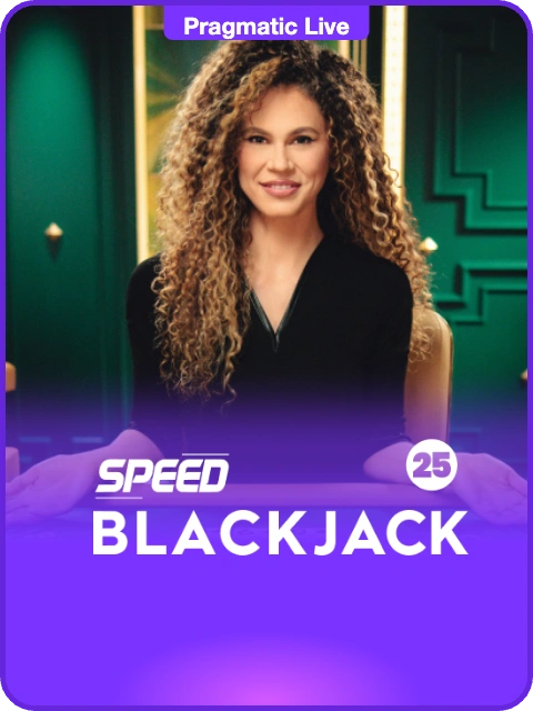Speed Blackjack 25 lobby thumbnail — Pragmatic Play Live, rendered by thumbs.store