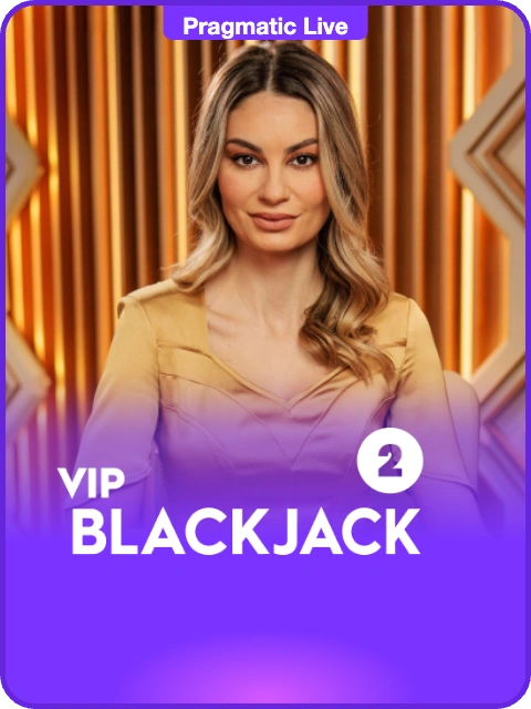 VIP Blackjack 2 lobby thumbnail — Pragmatic Play Live, rendered by thumbs.store