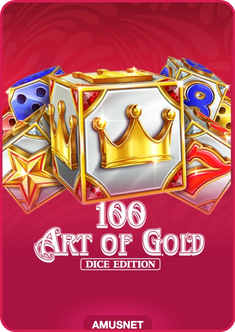 100 Art of Gold Dice Edition thumbnail — Amusnet