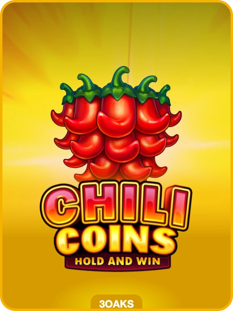 Chili Coins lobby thumbnail — 3 Oaks Gaming, rendered by thumbs.store