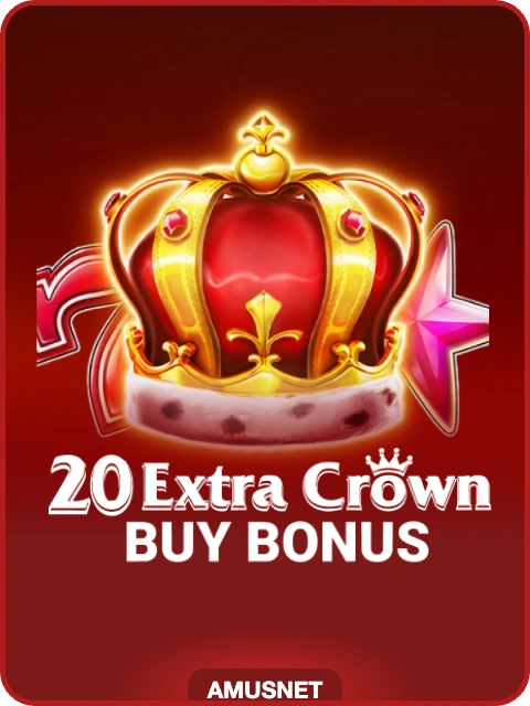 20 Extra Crown Buy Bonus lobby thumbnail — Amusnet, rendered by thumbs.store