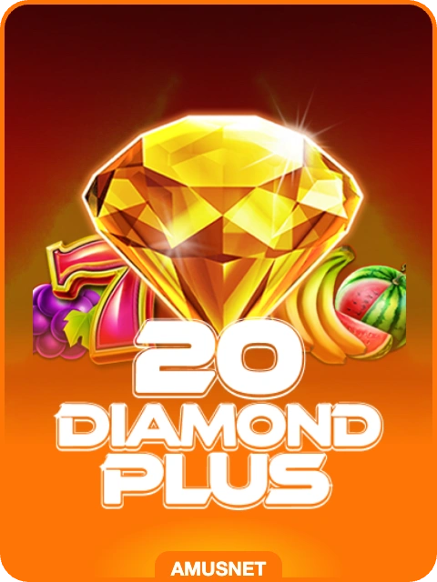 20 Diamond Plus lobby thumbnail — Amusnet, rendered by thumbs.store