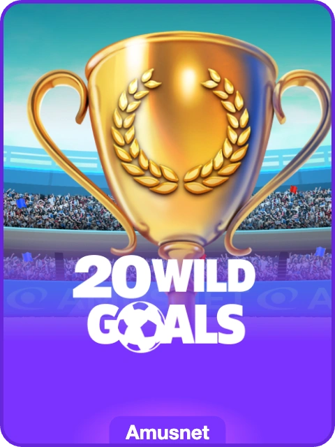 20 Wild Goals lobby thumbnail — Amusnet, rendered by thumbs.store