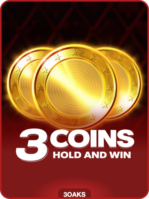 3 Coins lobby thumbnail — 3 Oaks Gaming, rendered by thumbs.store