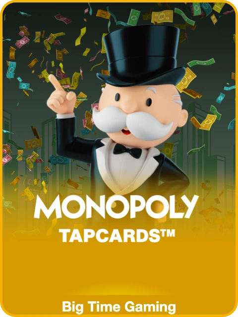 Monopoly Tapcards thumbnail — Big Time Gaming