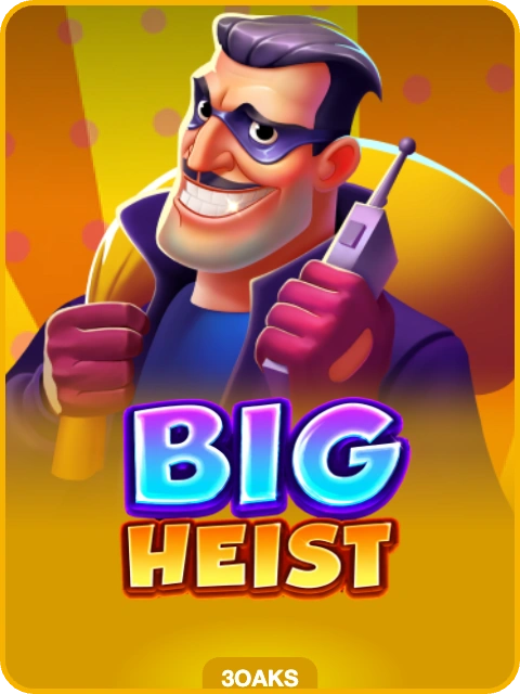 Big Heist lobby thumbnail — 3 Oaks Gaming, rendered by thumbs.store