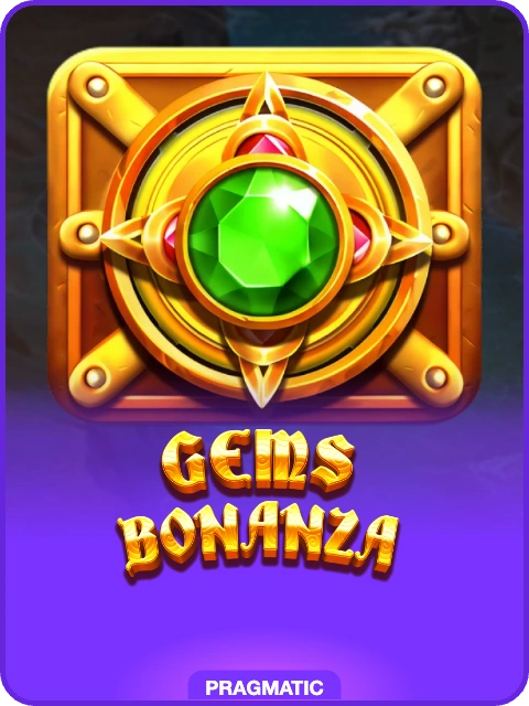 Gems Bonanza lobby thumbnail — Pragmatic Play, rendered by thumbs.store