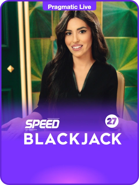 Speed Blackjack 27 lobby thumbnail — Pragmatic Play Live, rendered by thumbs.store